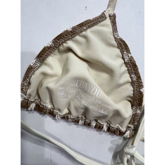 TEA YOU Demi Bikini Top in Golden Oar - Picture 5 of 5